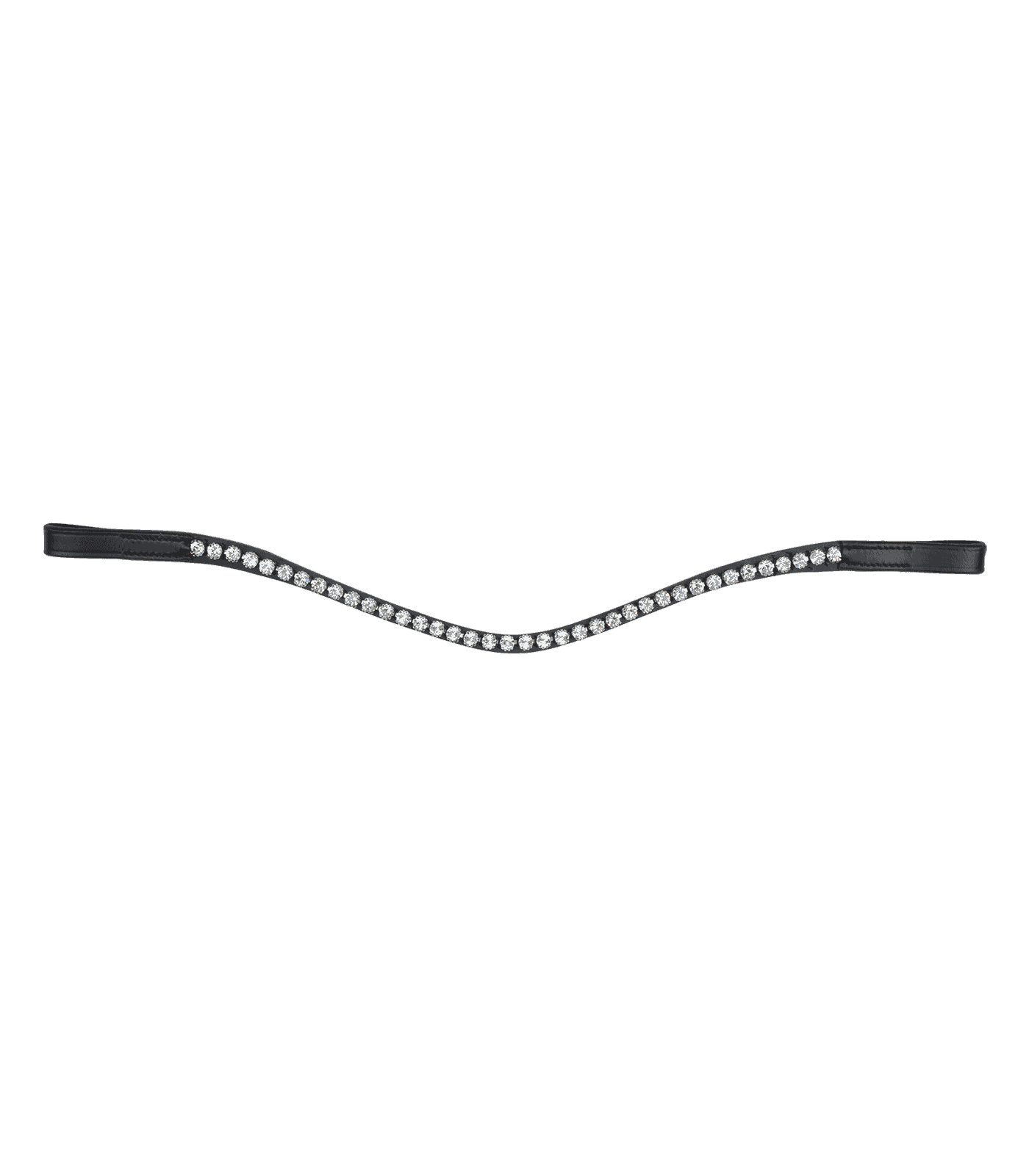 Waldhausen X-line Glam browband, black/black silver COB