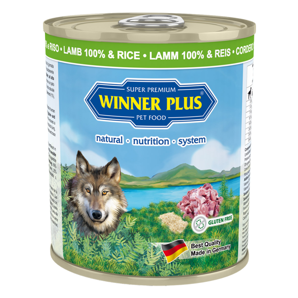 Winner Plus kutyatáp 100% báránnyal és rizzsel 6 x 800 g
