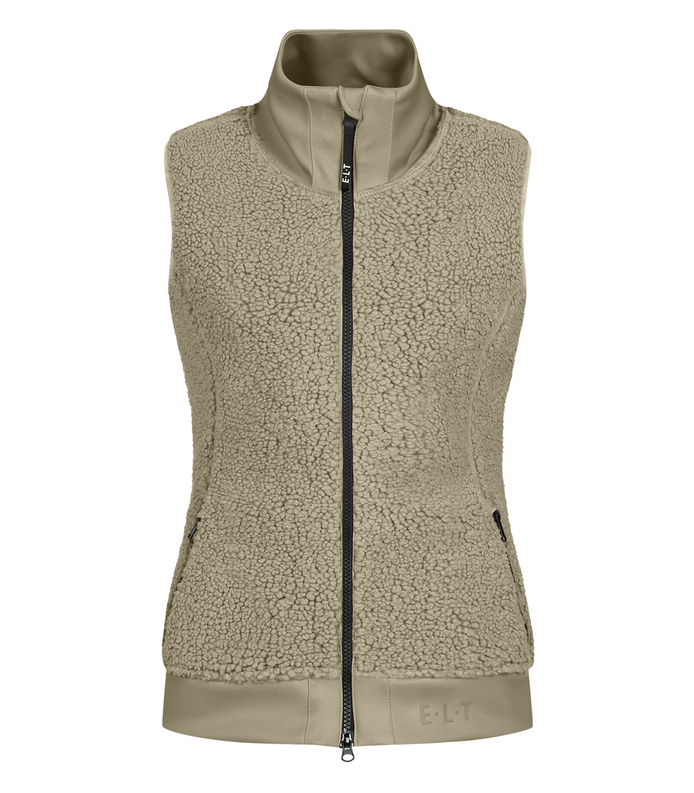 ELT fleece vest Rotterdam, beige-grey, L
