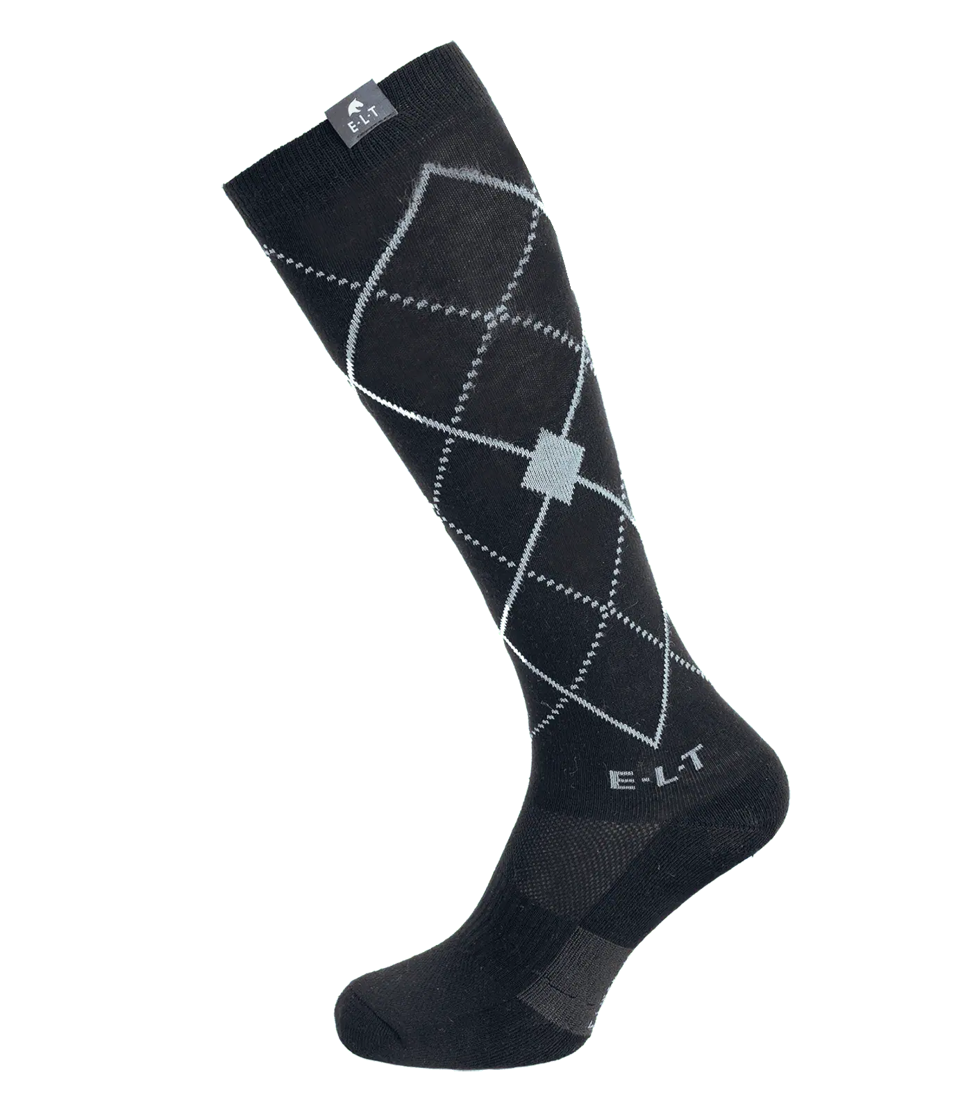 Argyle Riding Socks black/stone blue 43-46