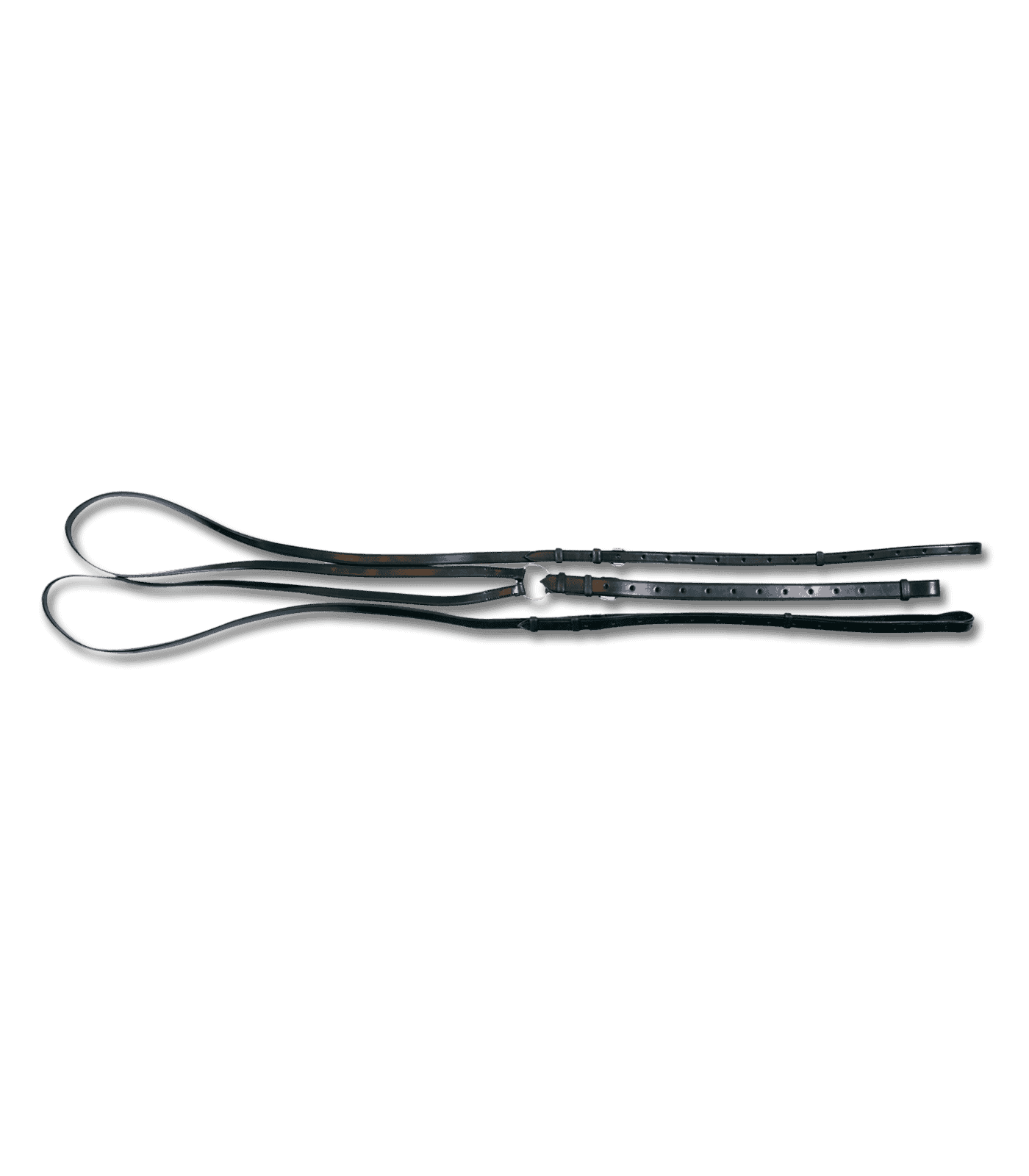 Waldhausen X-Line Draw Reins, one-piece black Pony