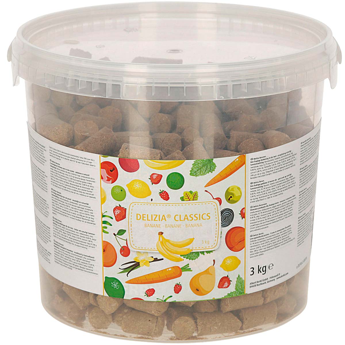 Kerbl Delizia jutalomkockák 3 kg banán