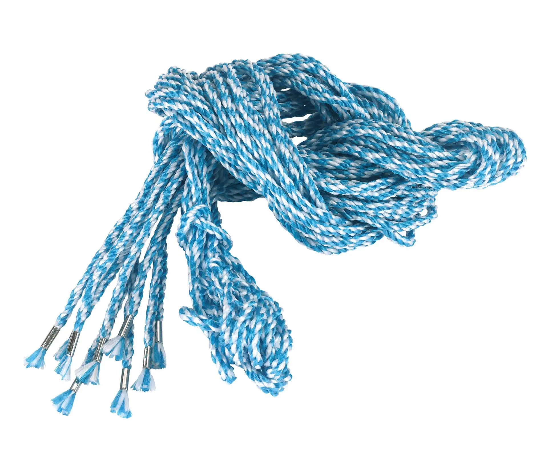 Állványkötél csomag 10 db kék-fehér 2,5 m x 8 mm