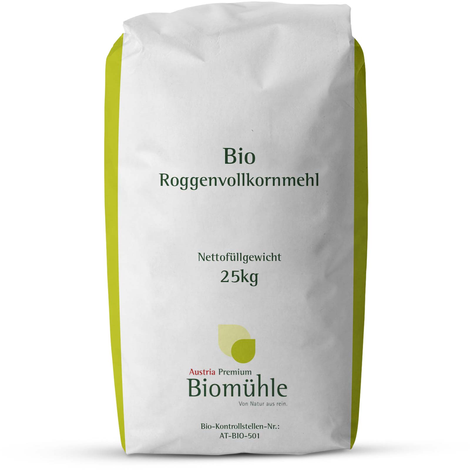 Bio teljes kiőrlésű rozsliszt 25 kg