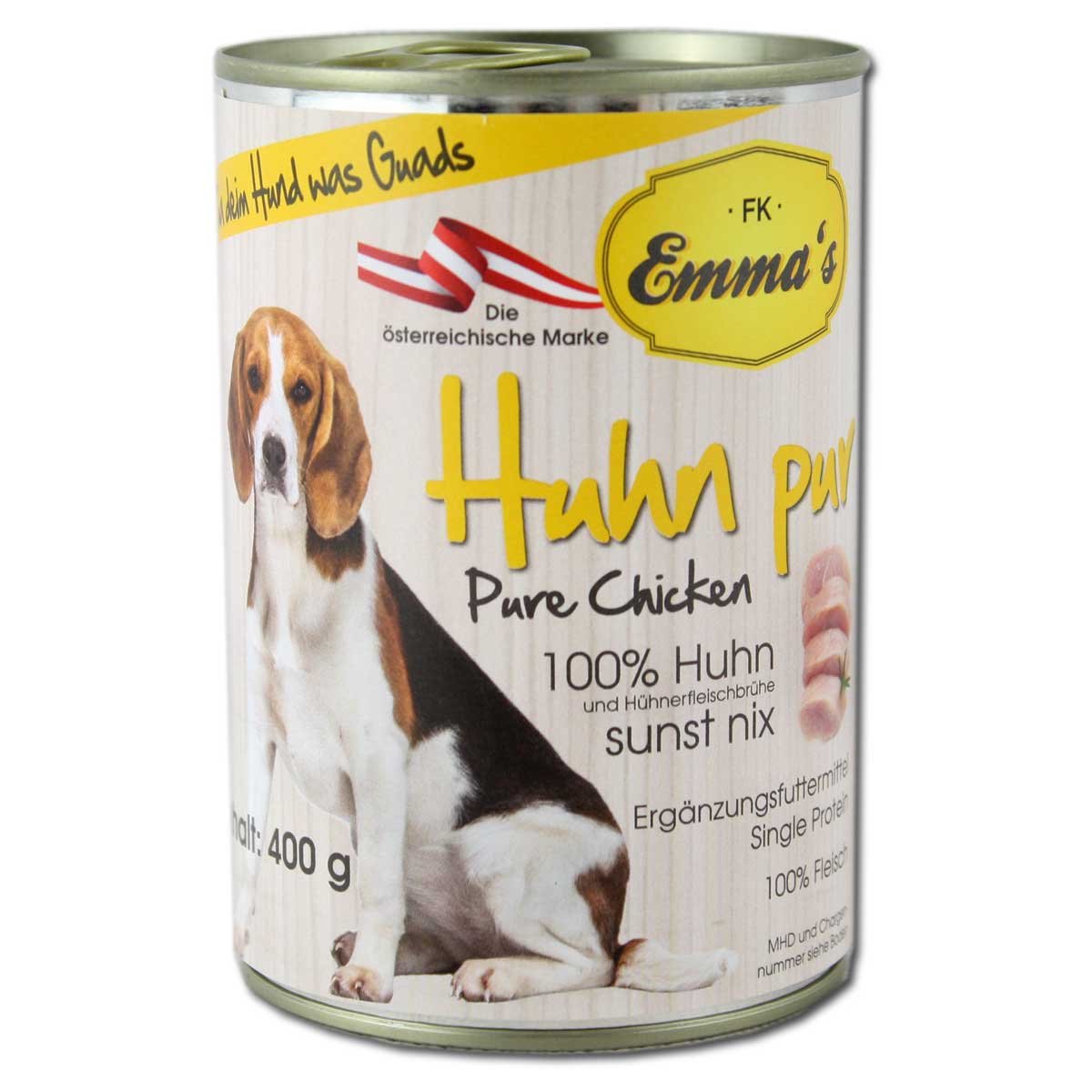 Emma kutyatáp 100% csirke 6 x 400 g