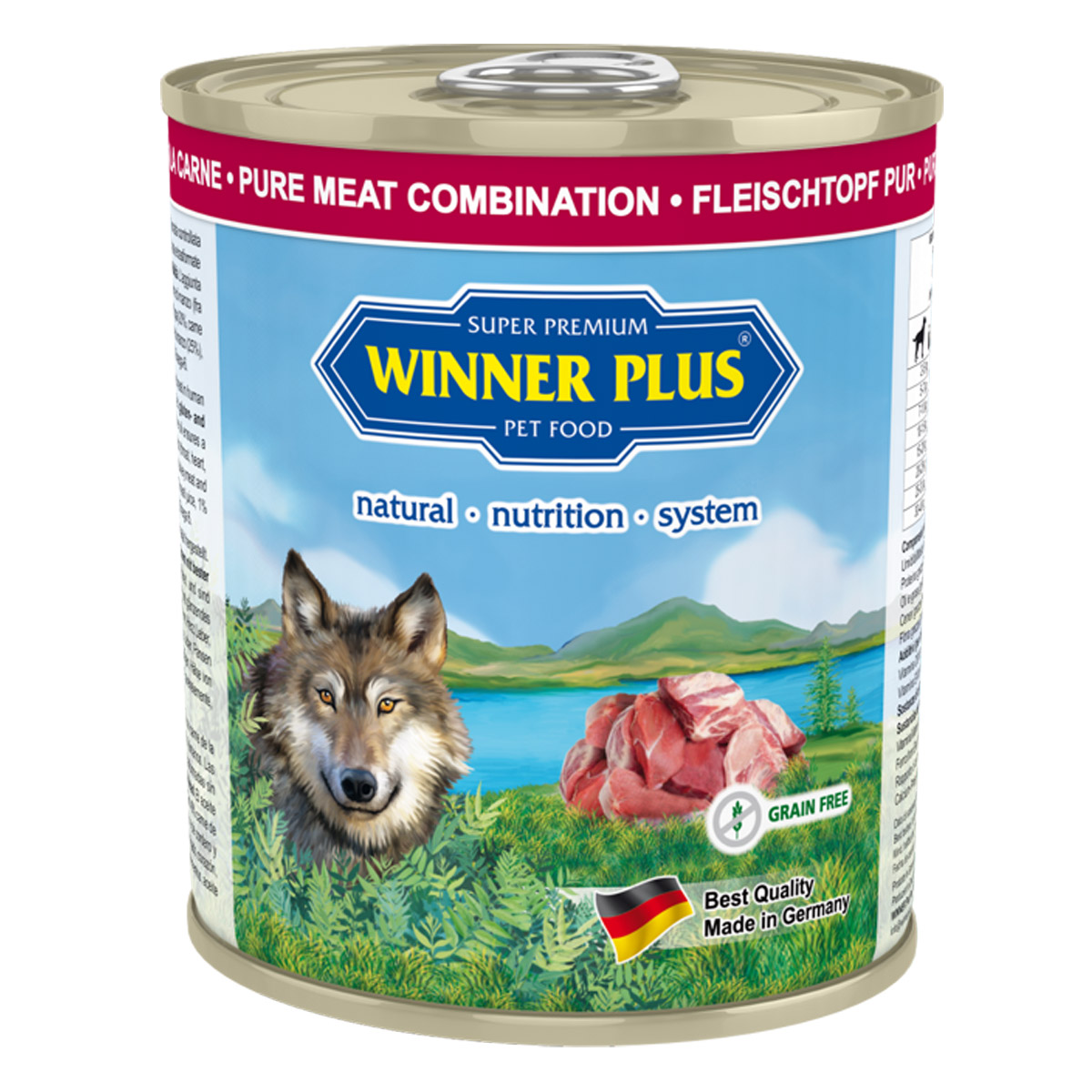 Winner Plus kutyatáp100% marha, bárány és pulyka 6 x 800 g