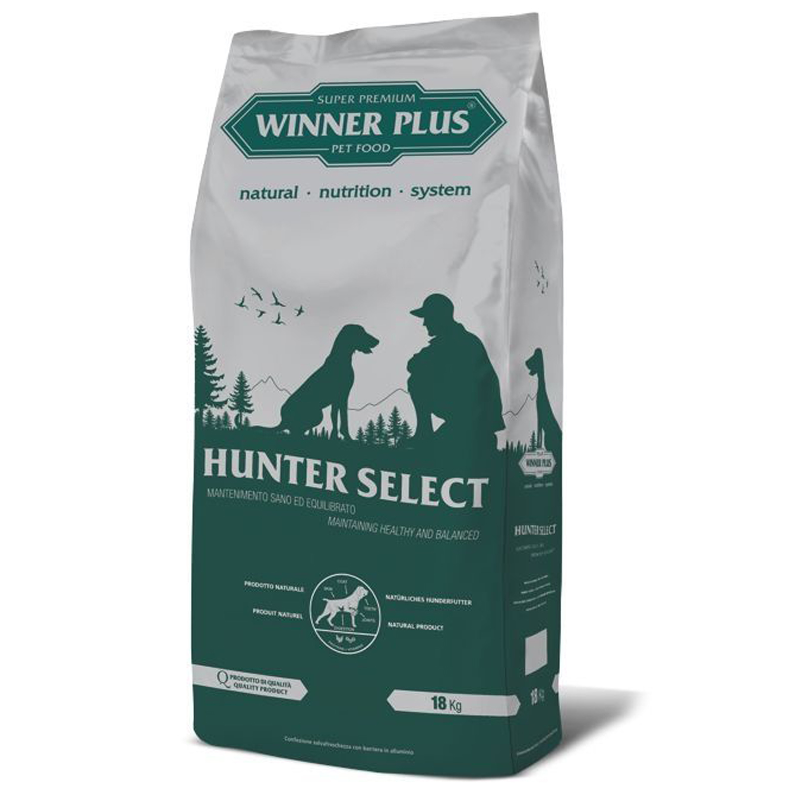 Winner Plus Hunter Select kutyaeledel 18 kg