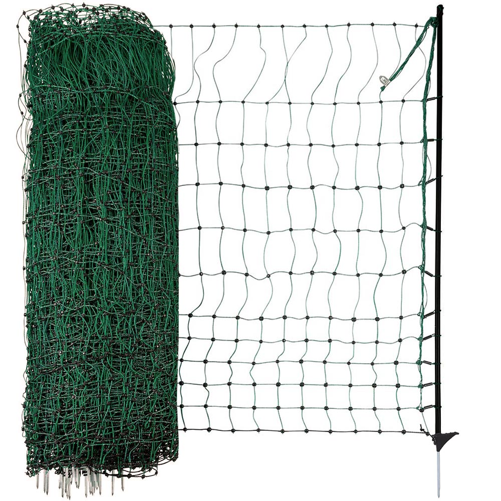 Agrarzone baromfi háló Premium Fiber nem villamosítható, zöld 25 m x 106 cm