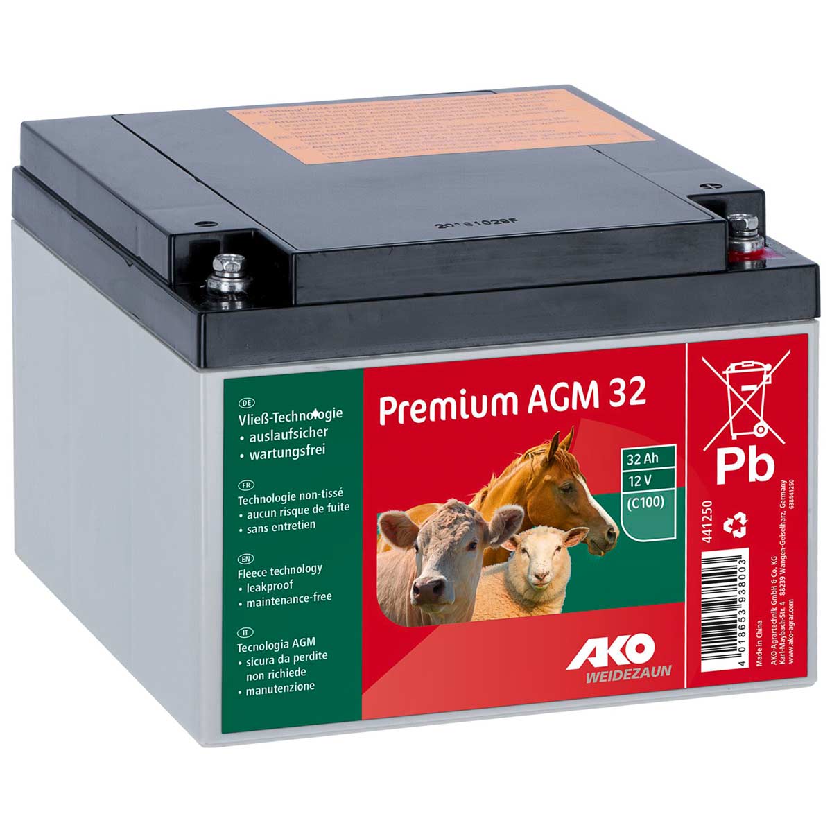 AGM akkumulátor Premium 12V 32Ah
