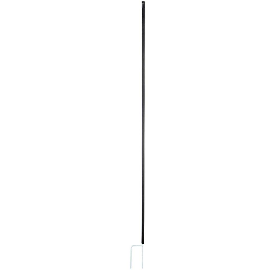 Csere karó villanypásztor hálóhoz, dupla tüskével, fekete 112 cm