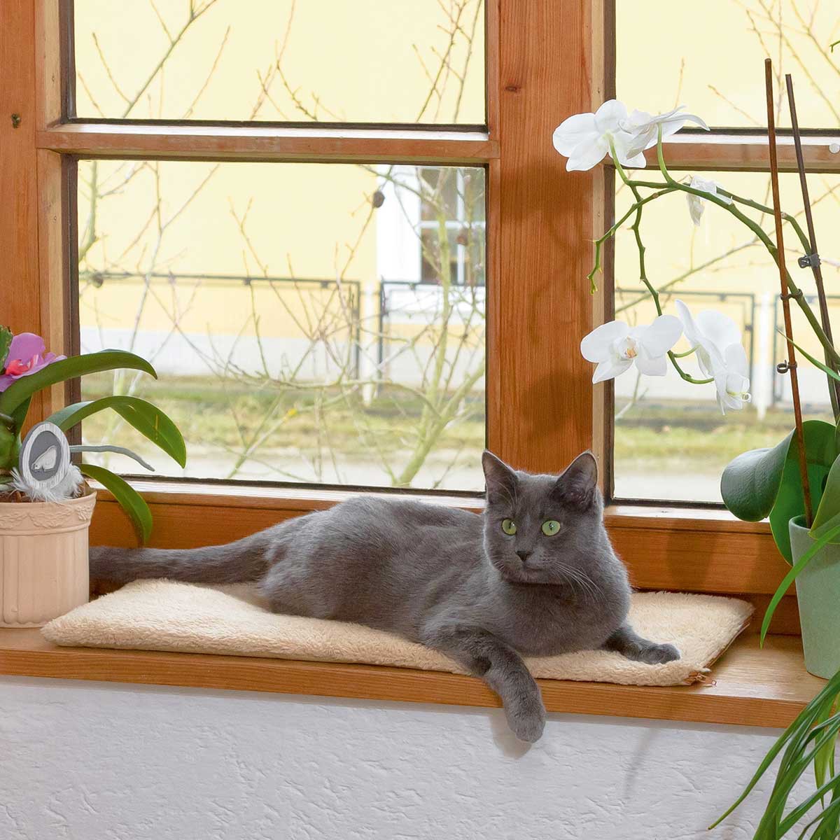 Kerbl ablakos nyugágy párna macskáknak, önmelegítő
