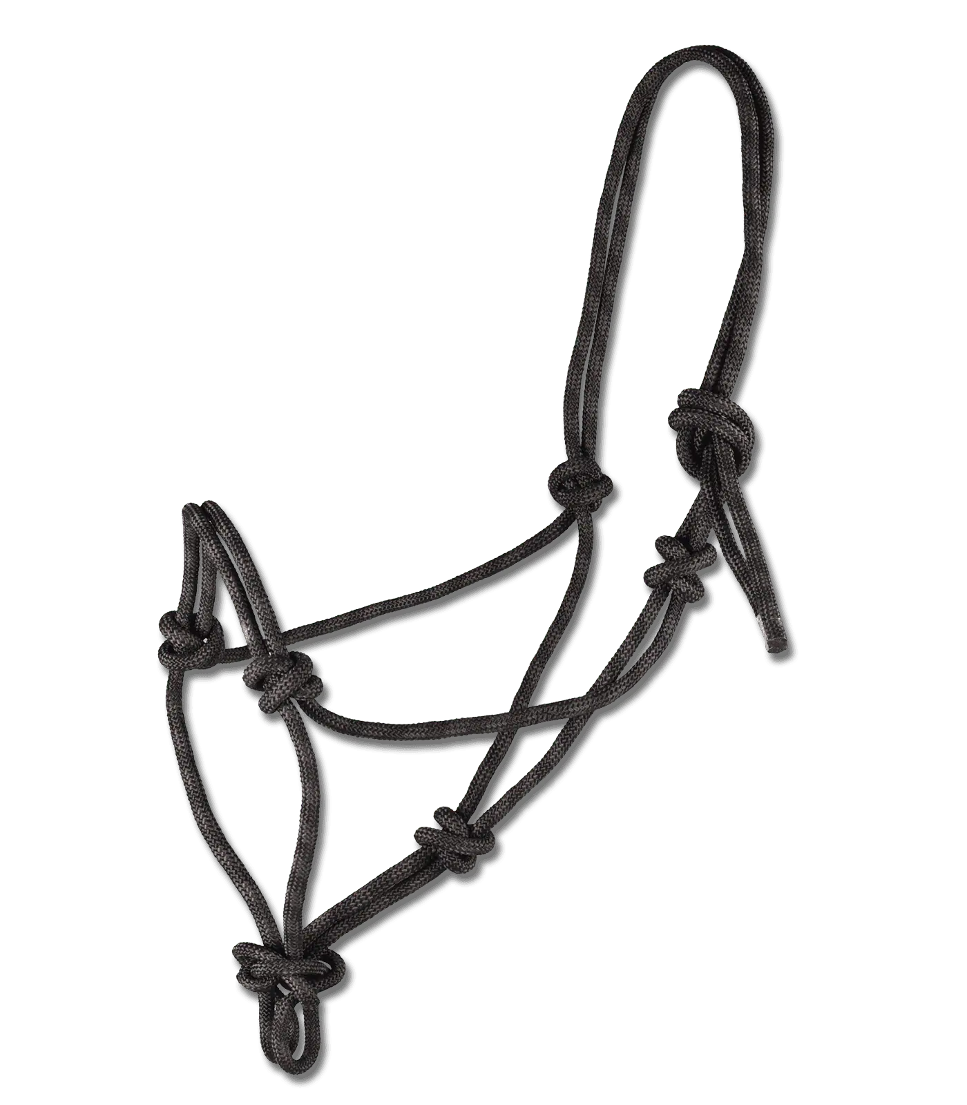 Knotted Halter black/brown FULL
