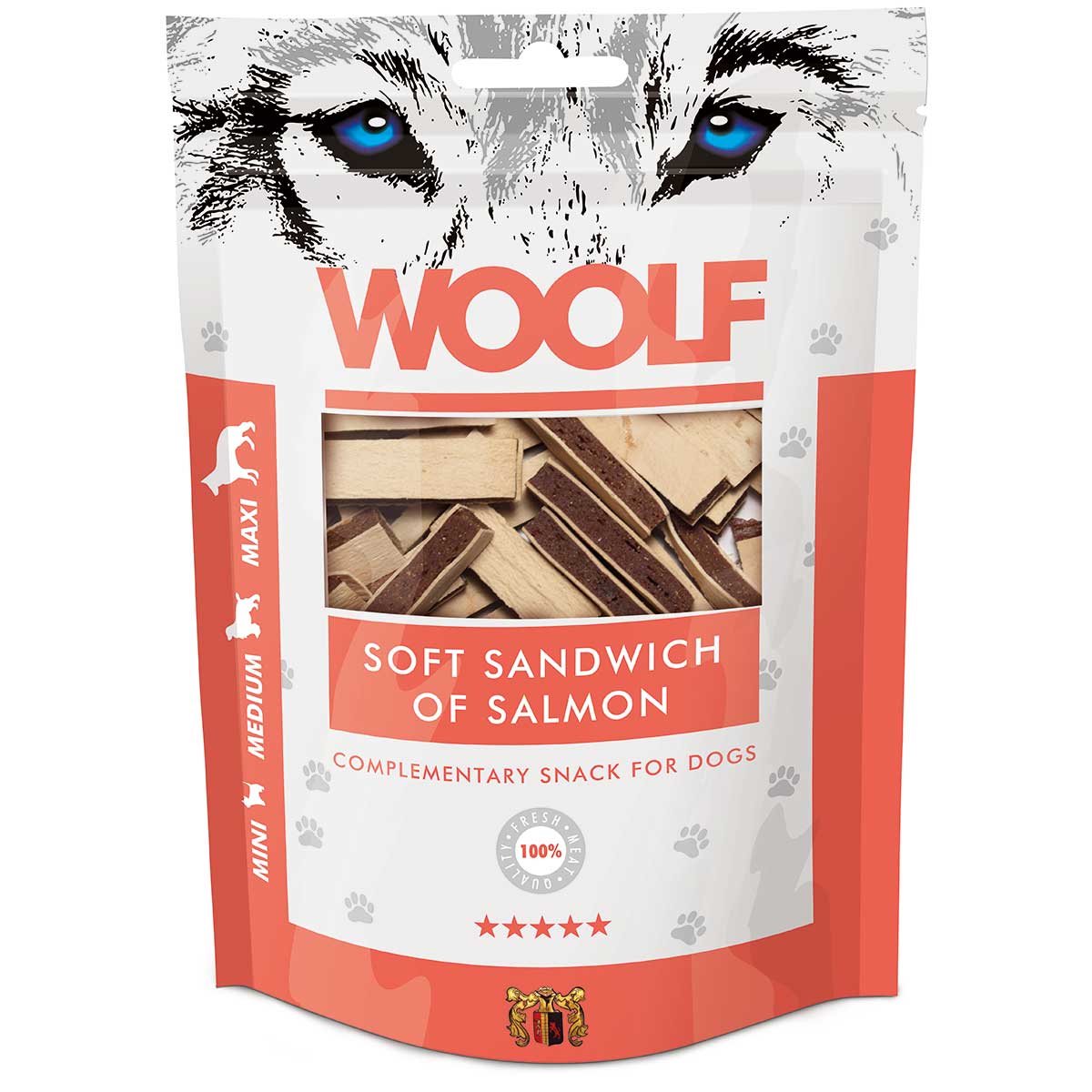 Woolf Soft Sandwich kutya jutalomfalat lazaccal