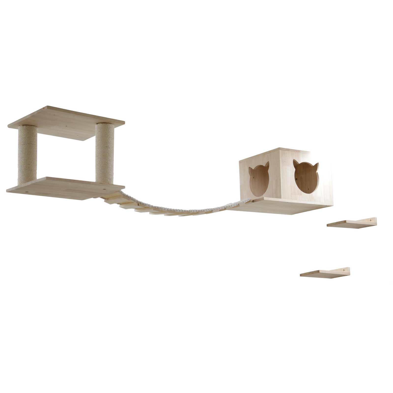Mászófali macska játszótér teteje