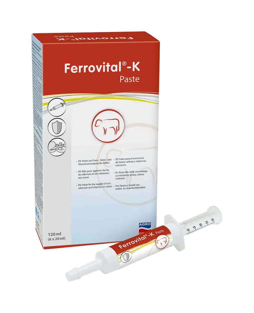 Ferrovital-K Borjúkiegészítő vasalással és szelénnel 6x20 ml