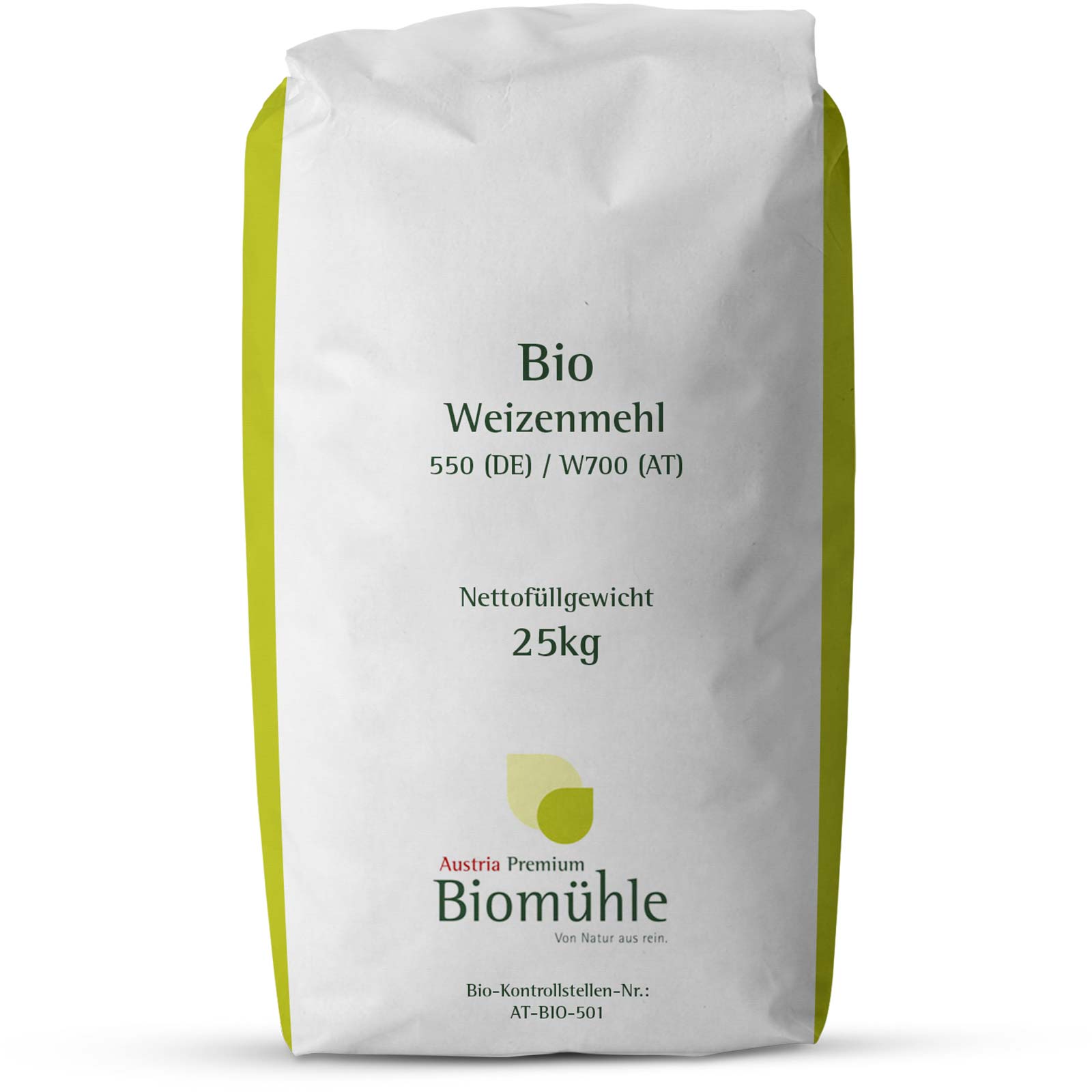 Bio búzaliszt 550 / W700 típus 25 kg