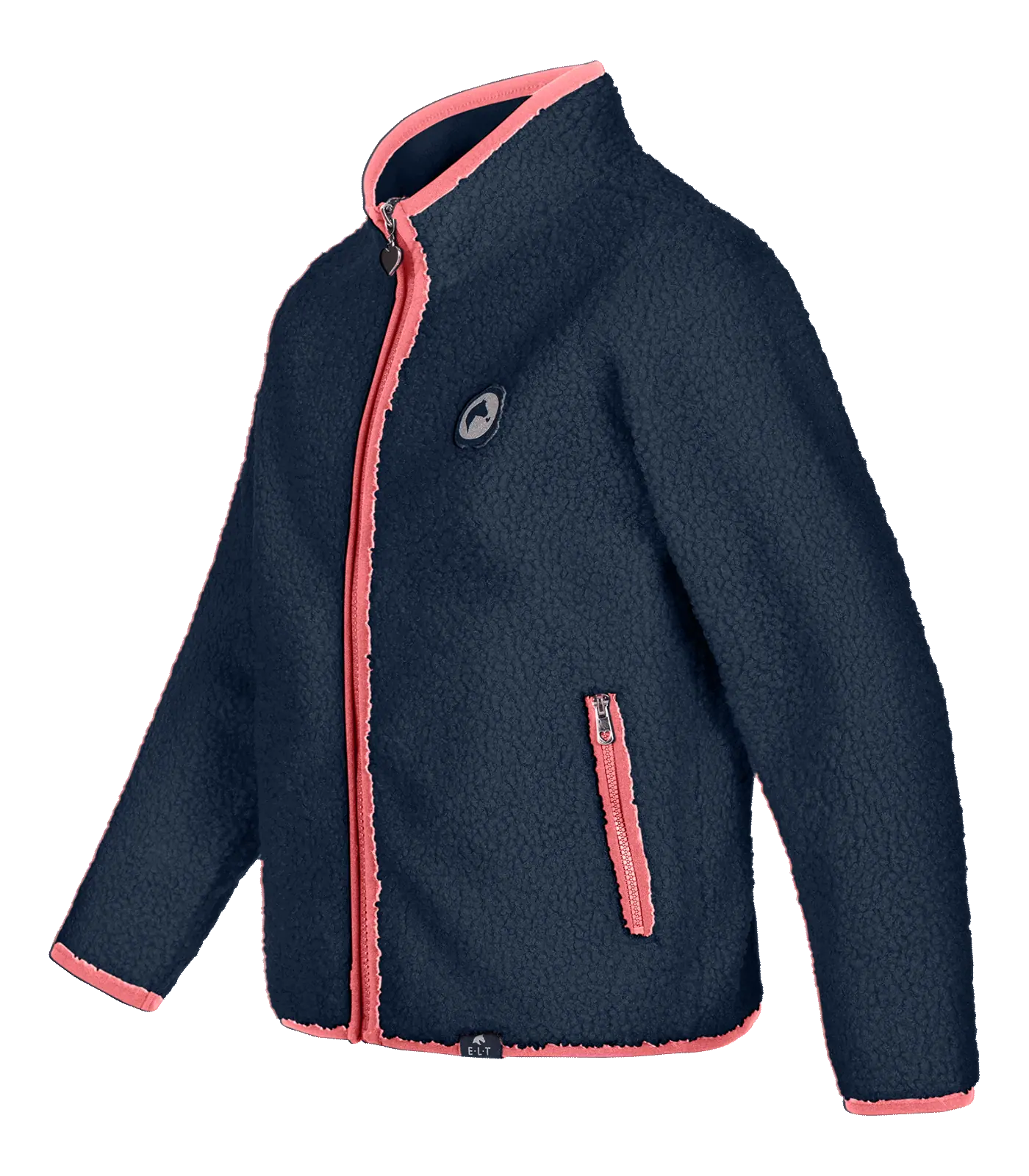 Lucky Lana Fleece Jacket, kids midnight blue/lucky heart 128/134