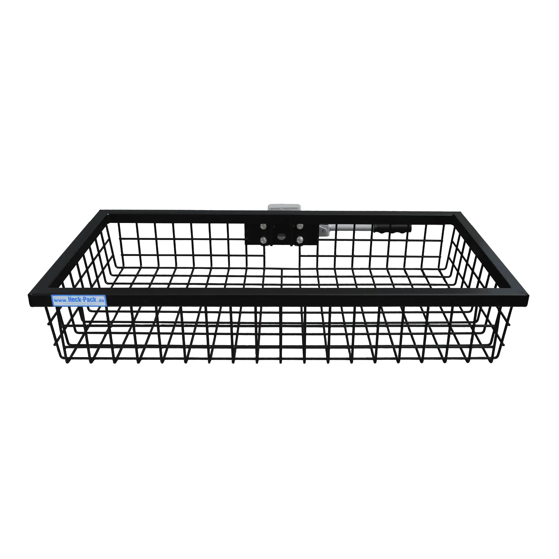 Heck-Pack Rear carrier Optimal, black powder-coated 100 x 50 x 12.5 cm