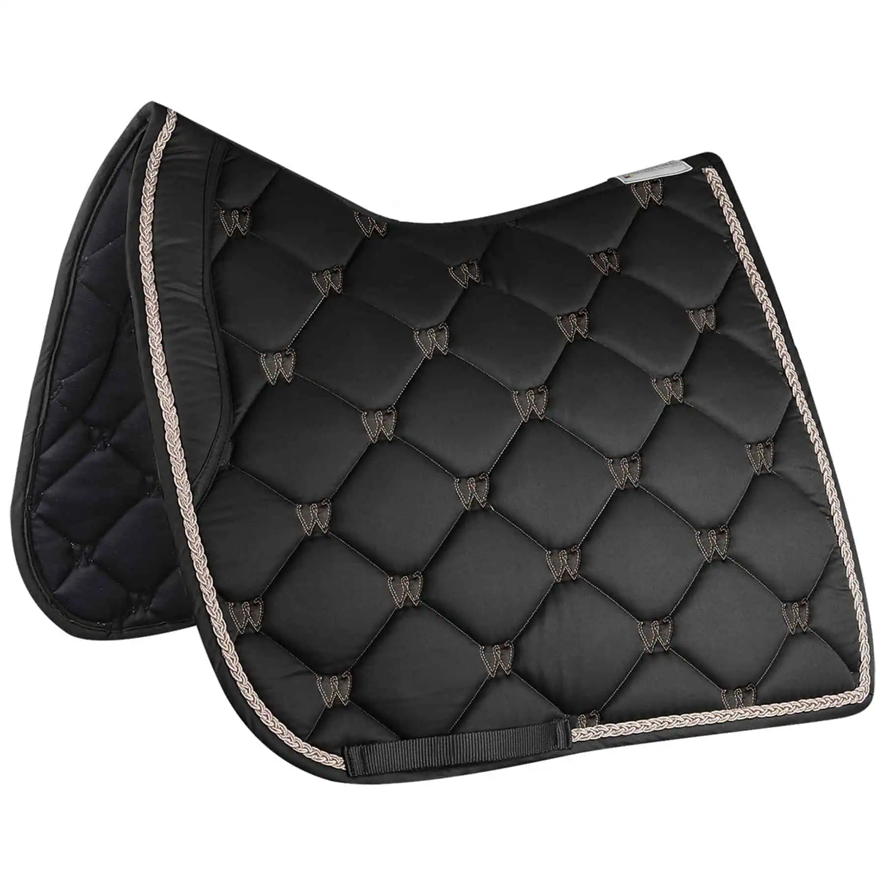 Valencia Saddle Pad black/rose gold DR