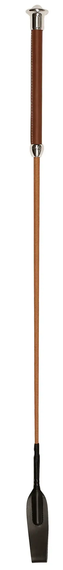 Ugráló ostor légycsapóval 65 cm konyak színű