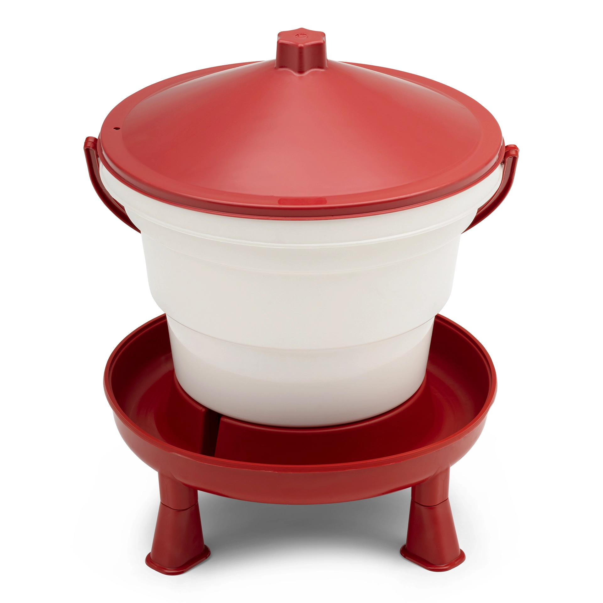 Agrarzone Bucket Drinker with legs, red
