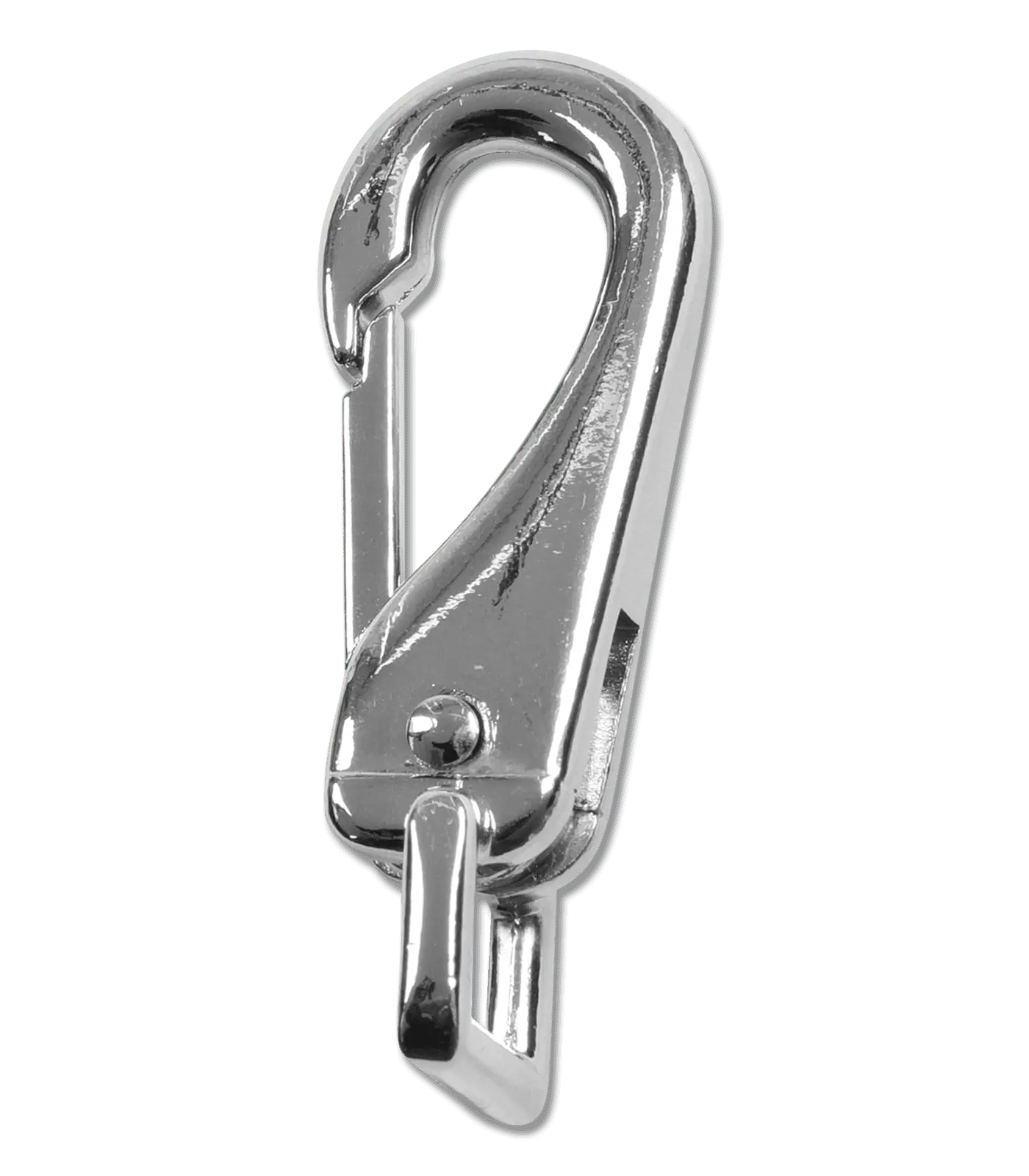 Carabiner for reins and auxiliary reins 13 mm