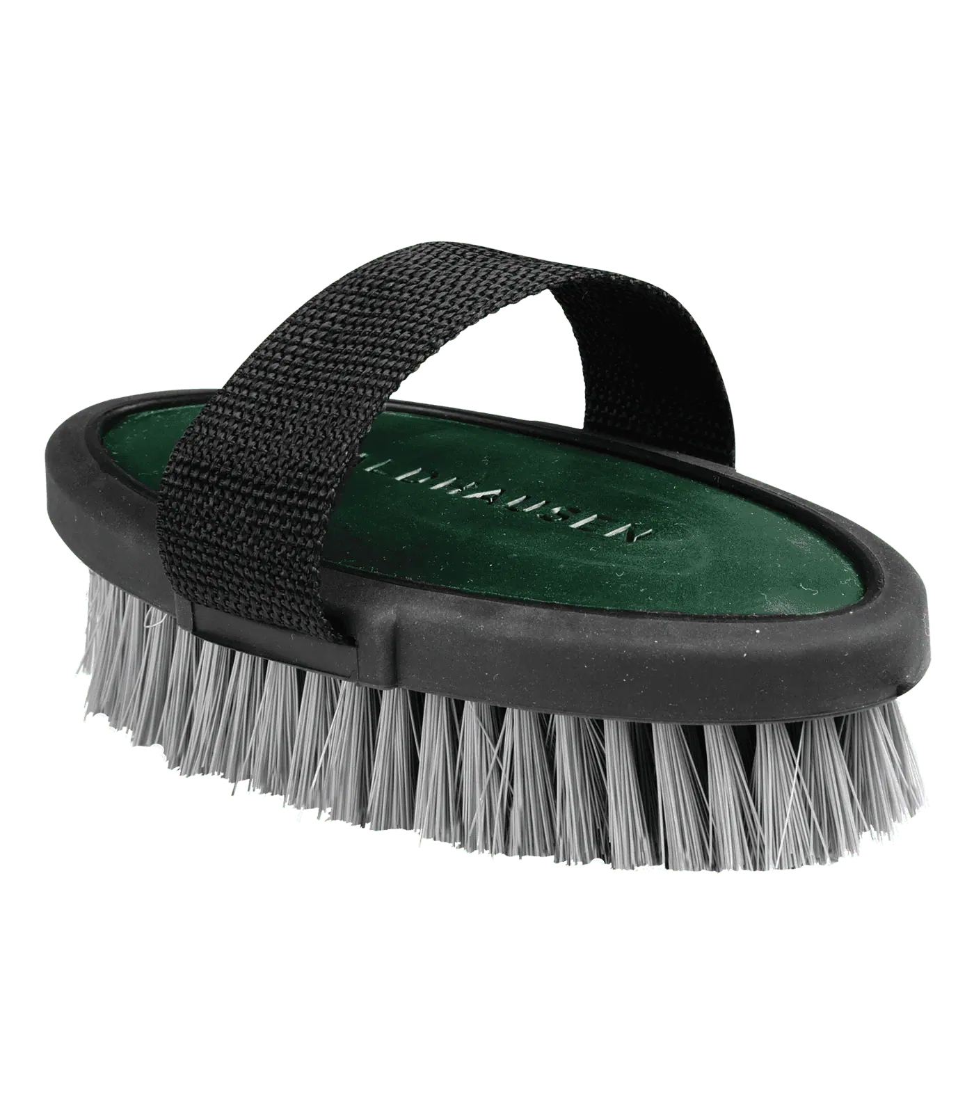 Body brush synthetic fir green