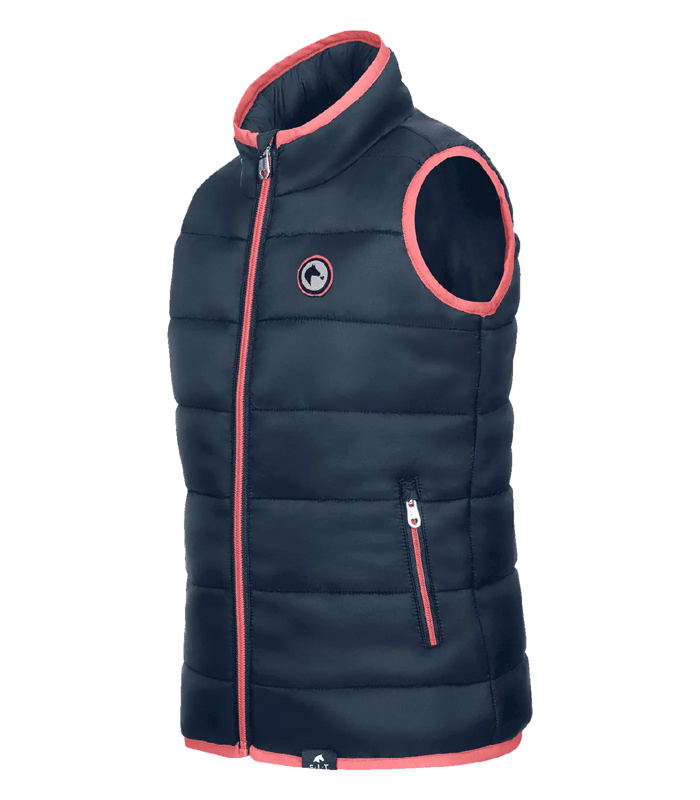 Lucky Lou Quilted Gilet, kids midnight blue/lucky heart 104/110