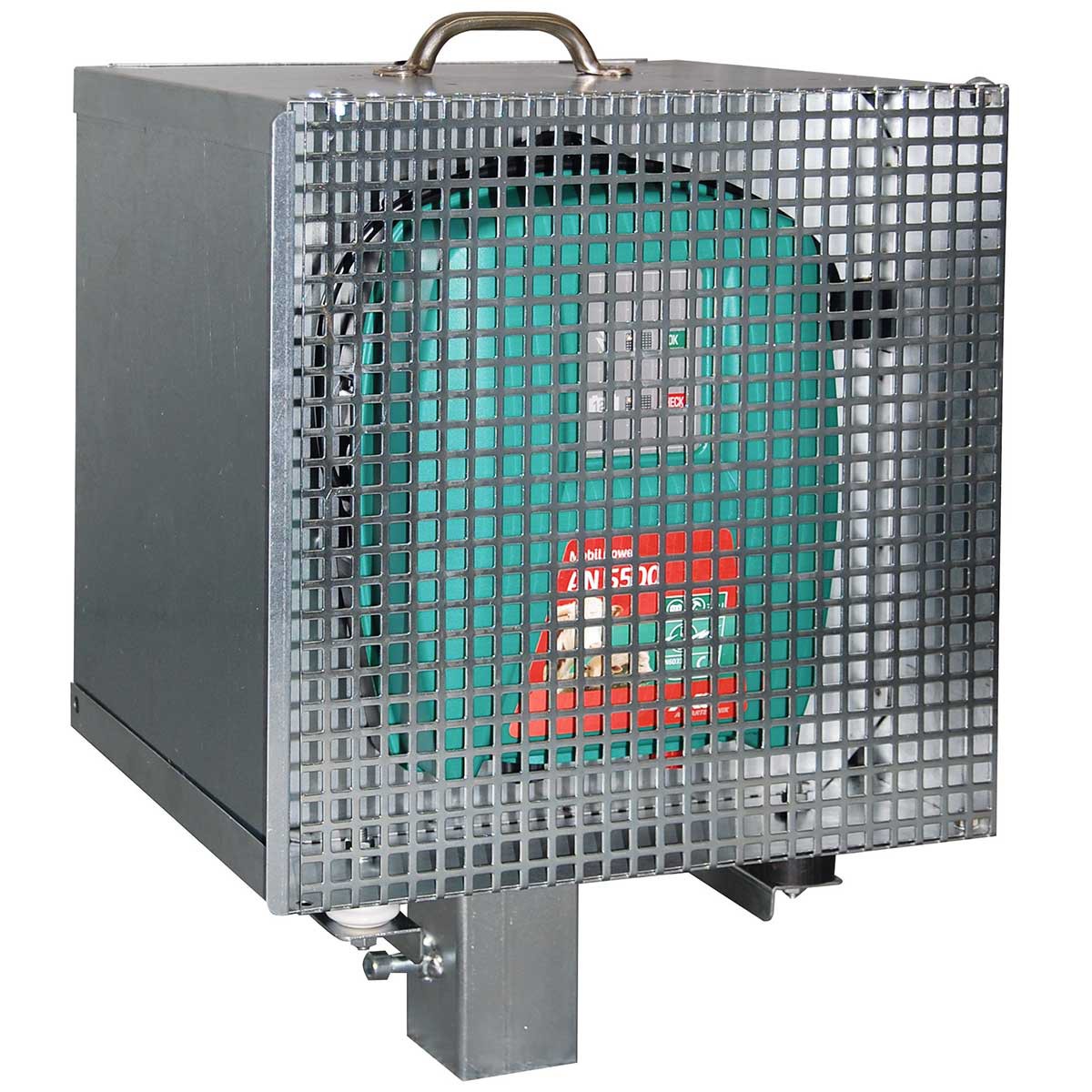 Fém lopásgátló akkumulátor doboz, elektromosítható