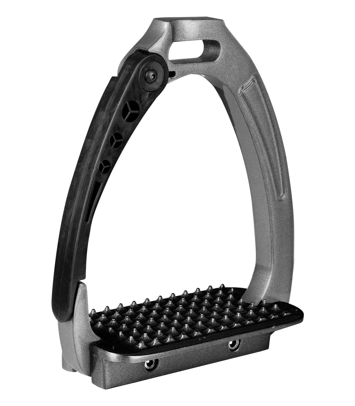 Waldhausen children's safety stirrups Pro, grey metallic, 11cm