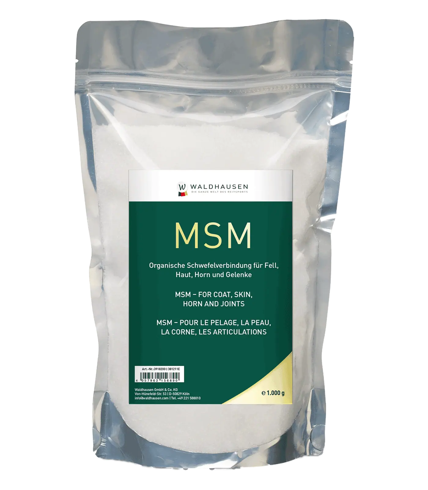 MSM - for coat, joints, skin and horn, 1 kg 