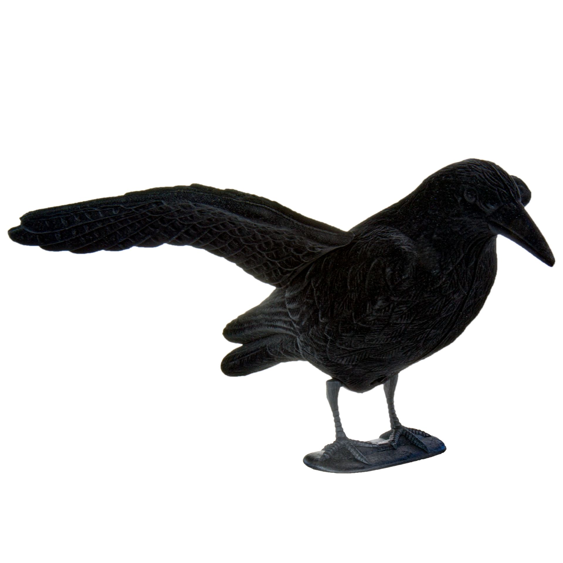 Flocked Decoy Crow szárnyakkal