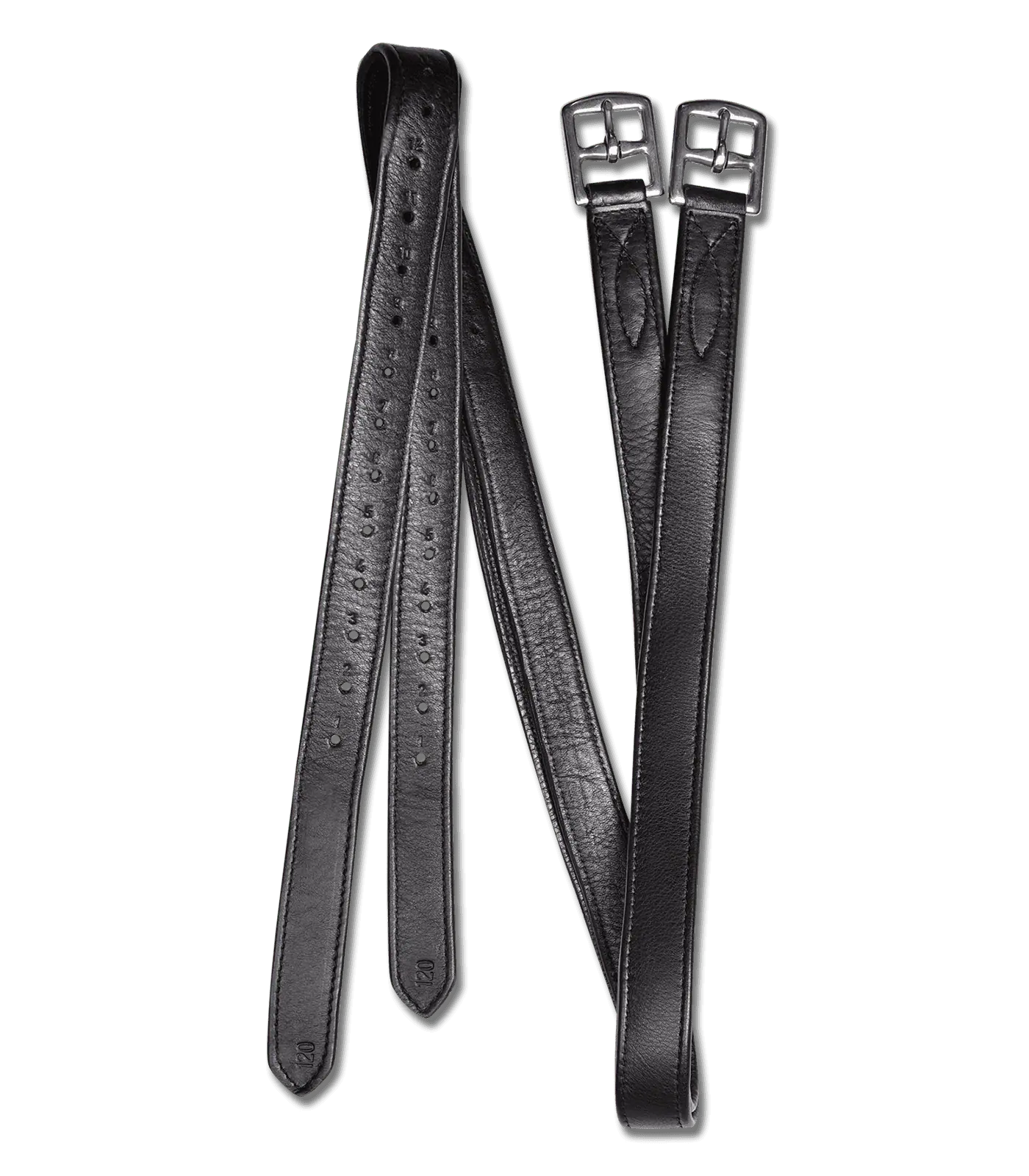 Waldhausen X-Line Soft Stirrup Straps black 130 cm