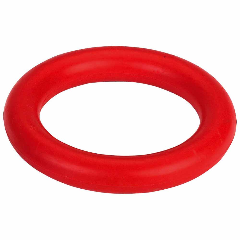 Kutya játék gyűrű tömör gumi 15 cm