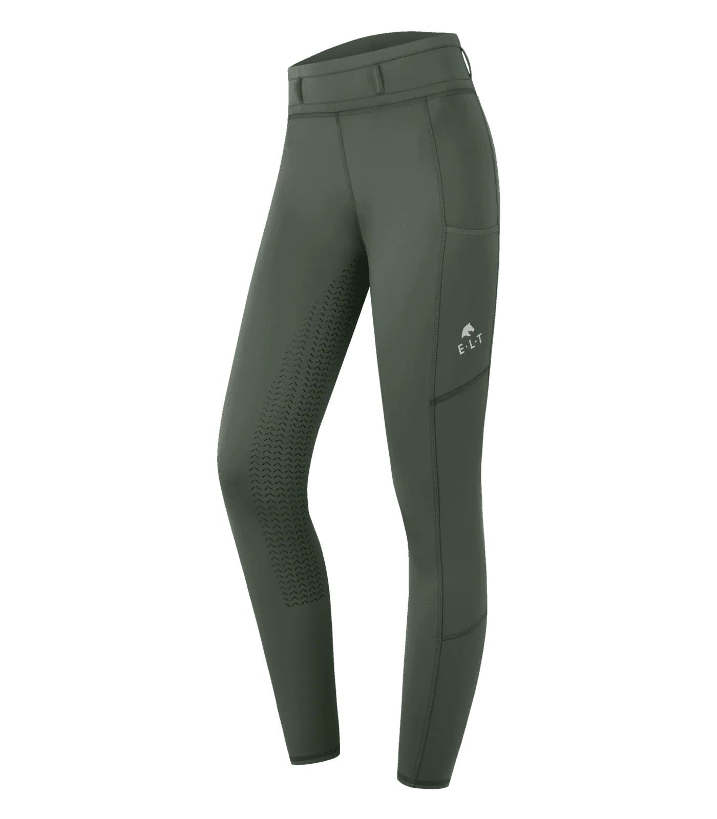 Ella Thermal Riding Leggings dark olive 40