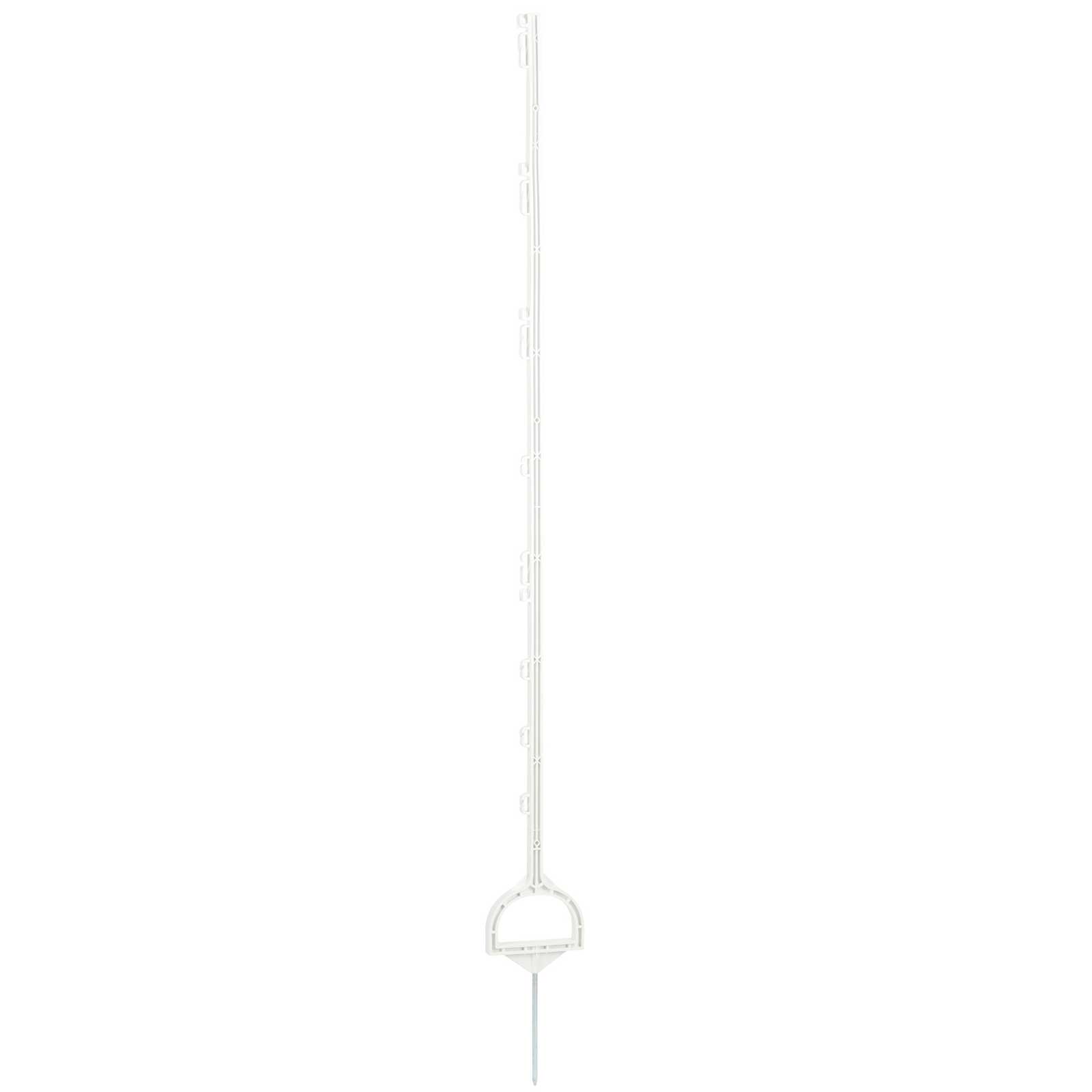 Kengyeles villanypásztor karó 158 cm, fehér (5 darabos)