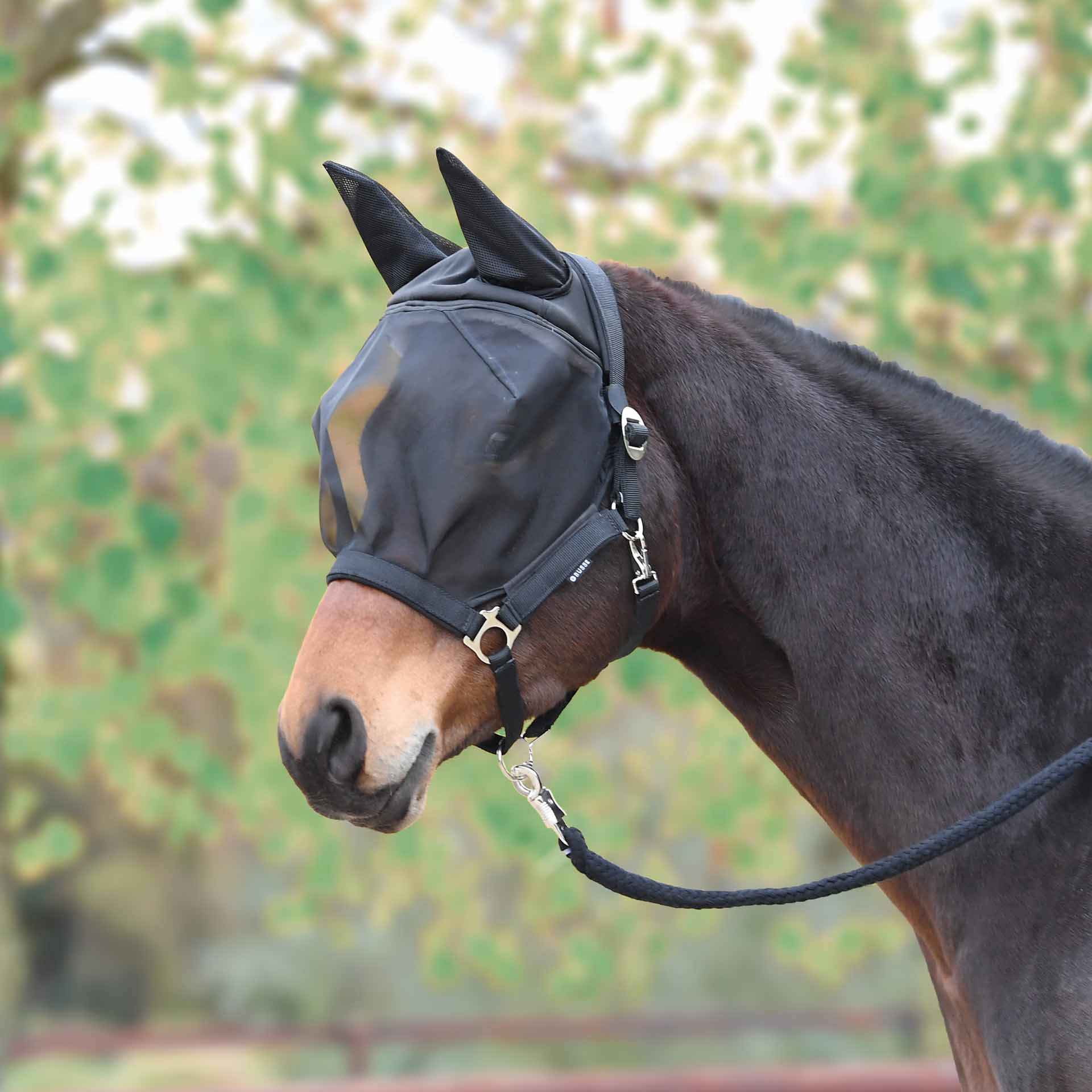 BUSSE Fly halter FAST Póni fekete