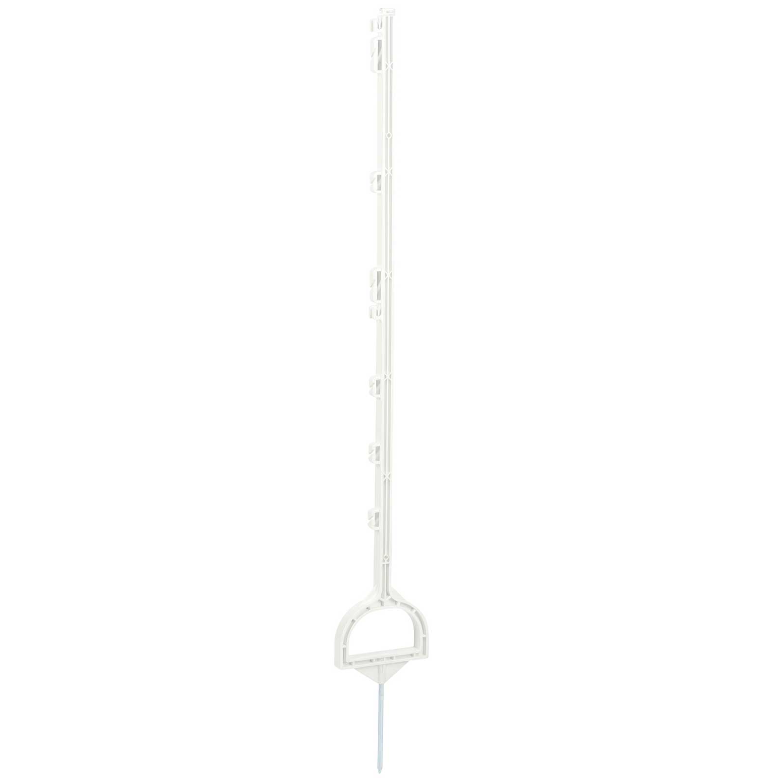 Kengyeles villanypásztor karó 114,5 cm, fehér (5 darab)