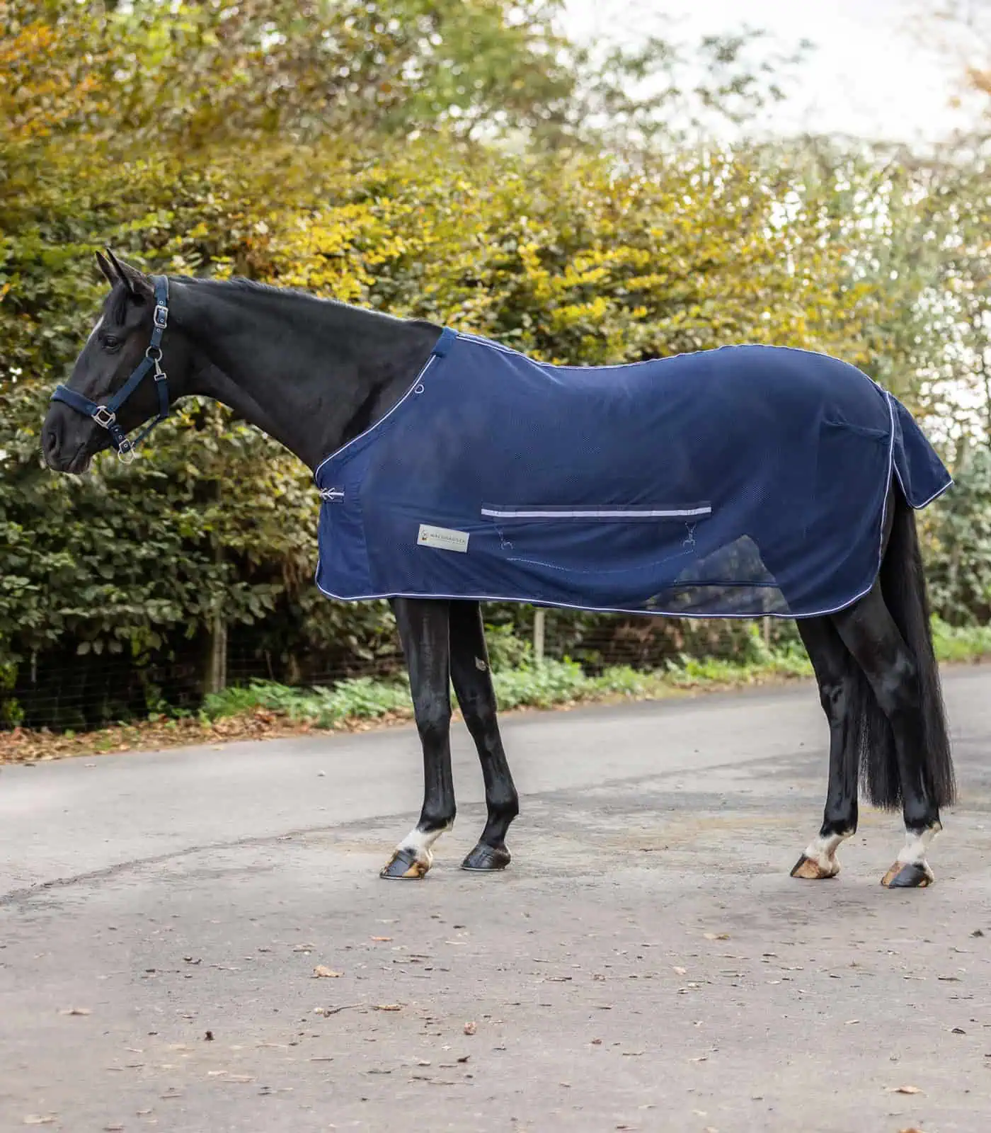 COMFORT Fly Rug, with belly flap night blue 125