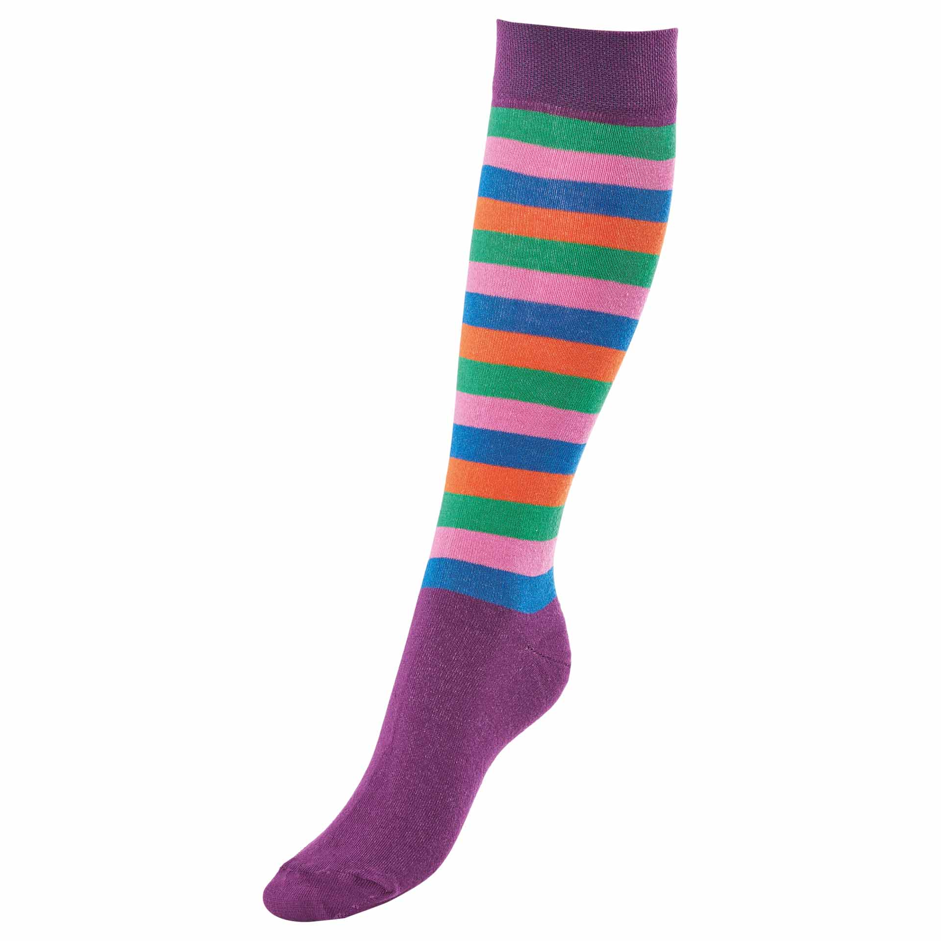 BUSSE zokni STRIPES 35-38 Lila/narancs/zöld/rózsaszín