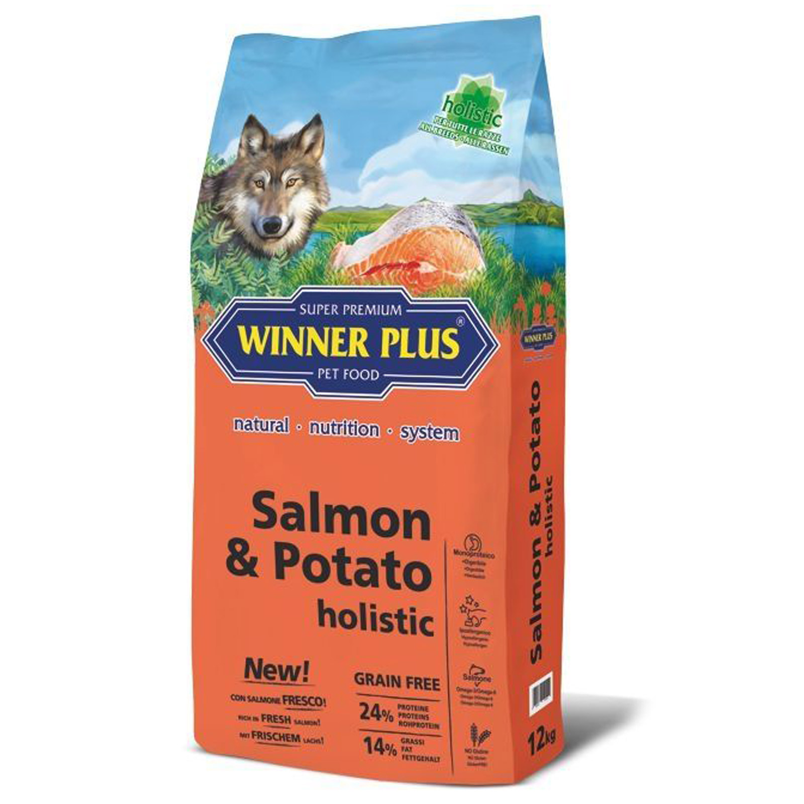 Winner Plus Holistic Salmon & Potato kutyaeledel