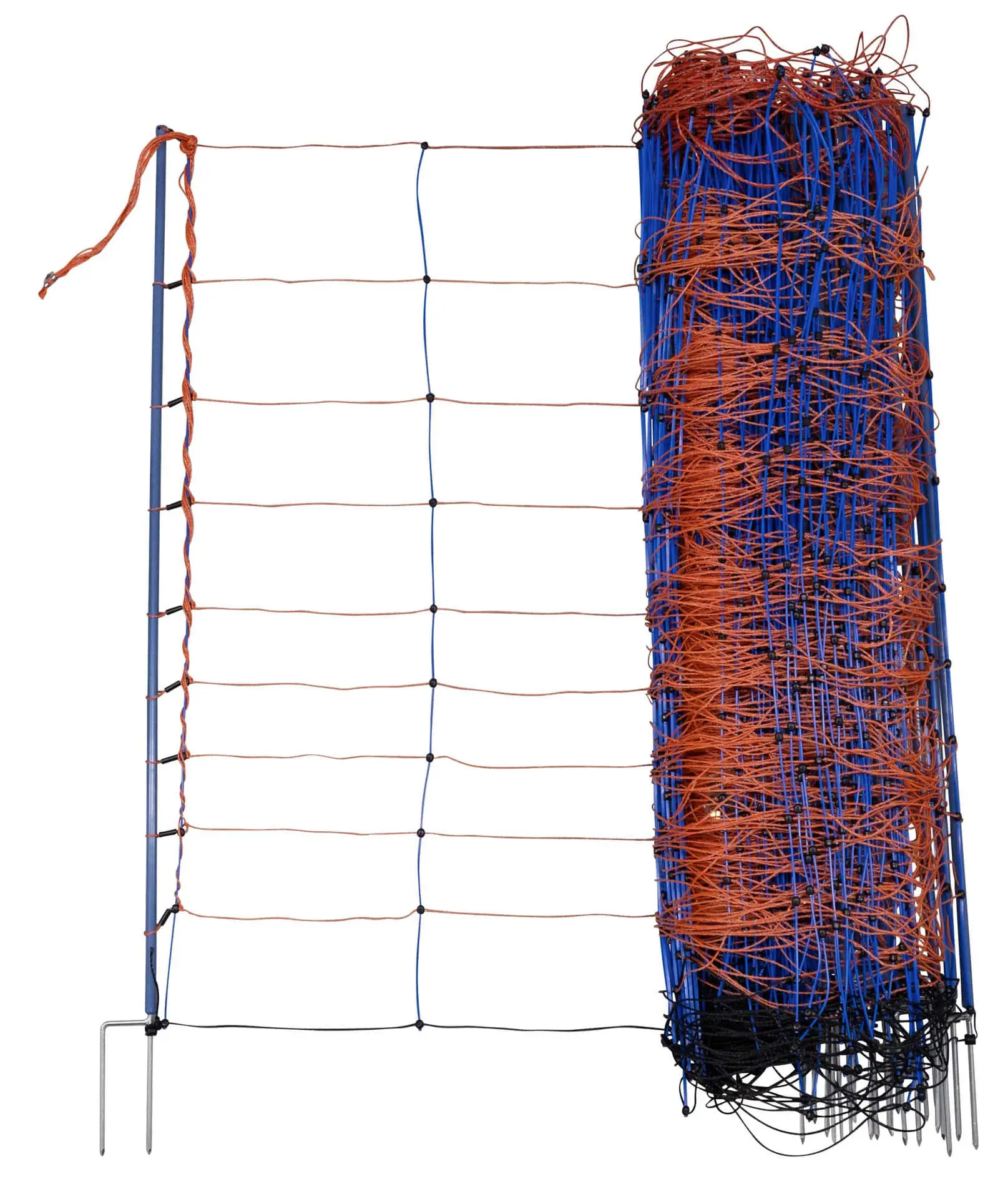 Birkaháló TitanNet Premium 50m x 108 cm narancssárga/kék dupla hegy