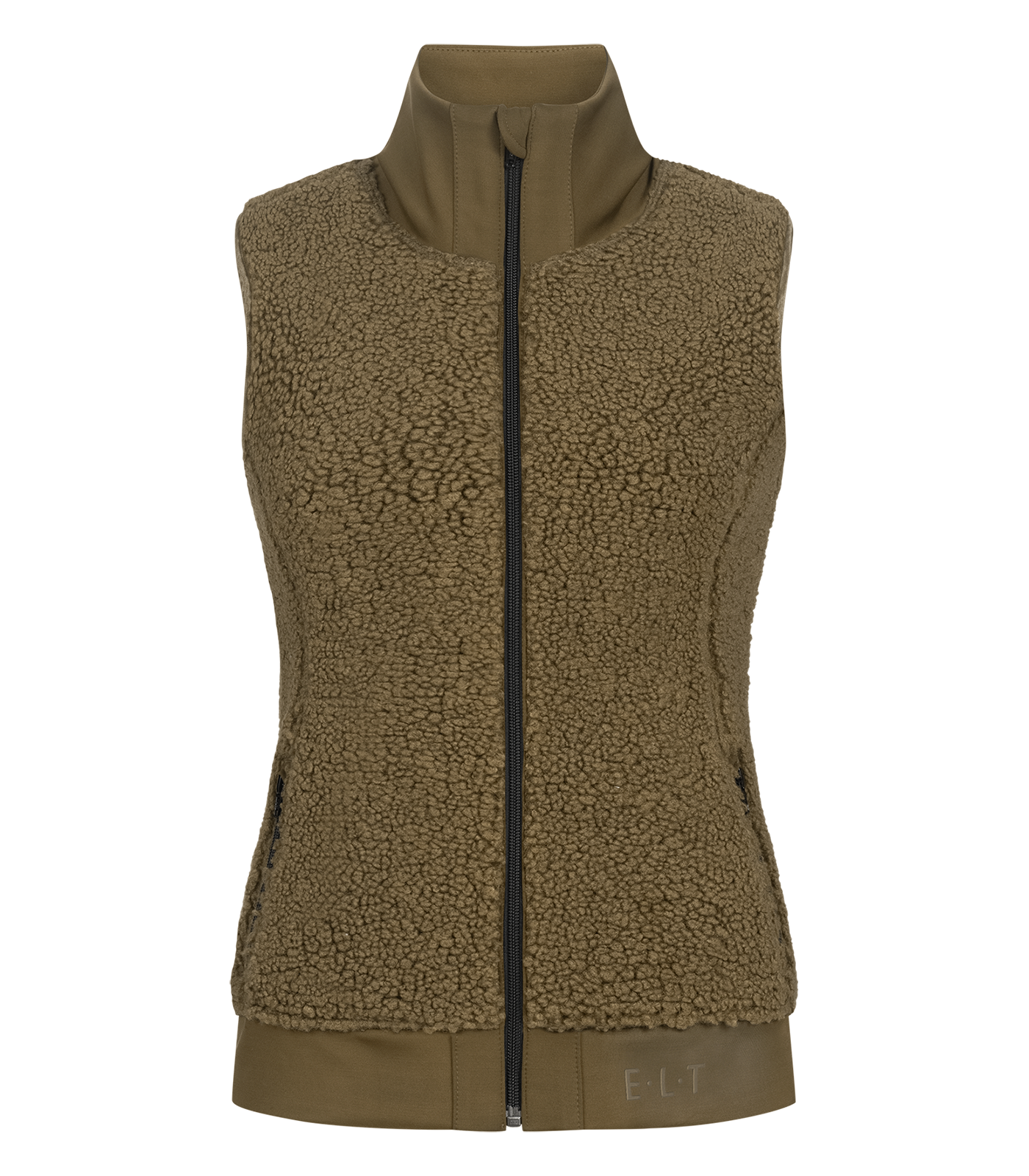 ELT fleece vest Rotterdam, khaki green, L