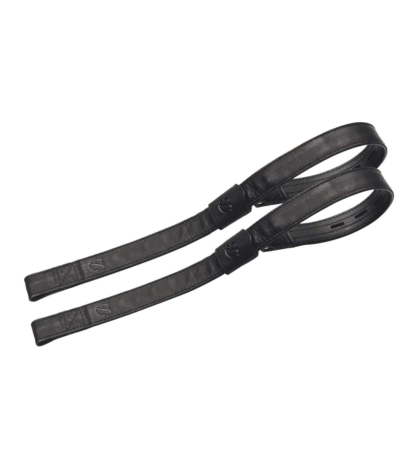 BATES Webbers with loops black 60 cm