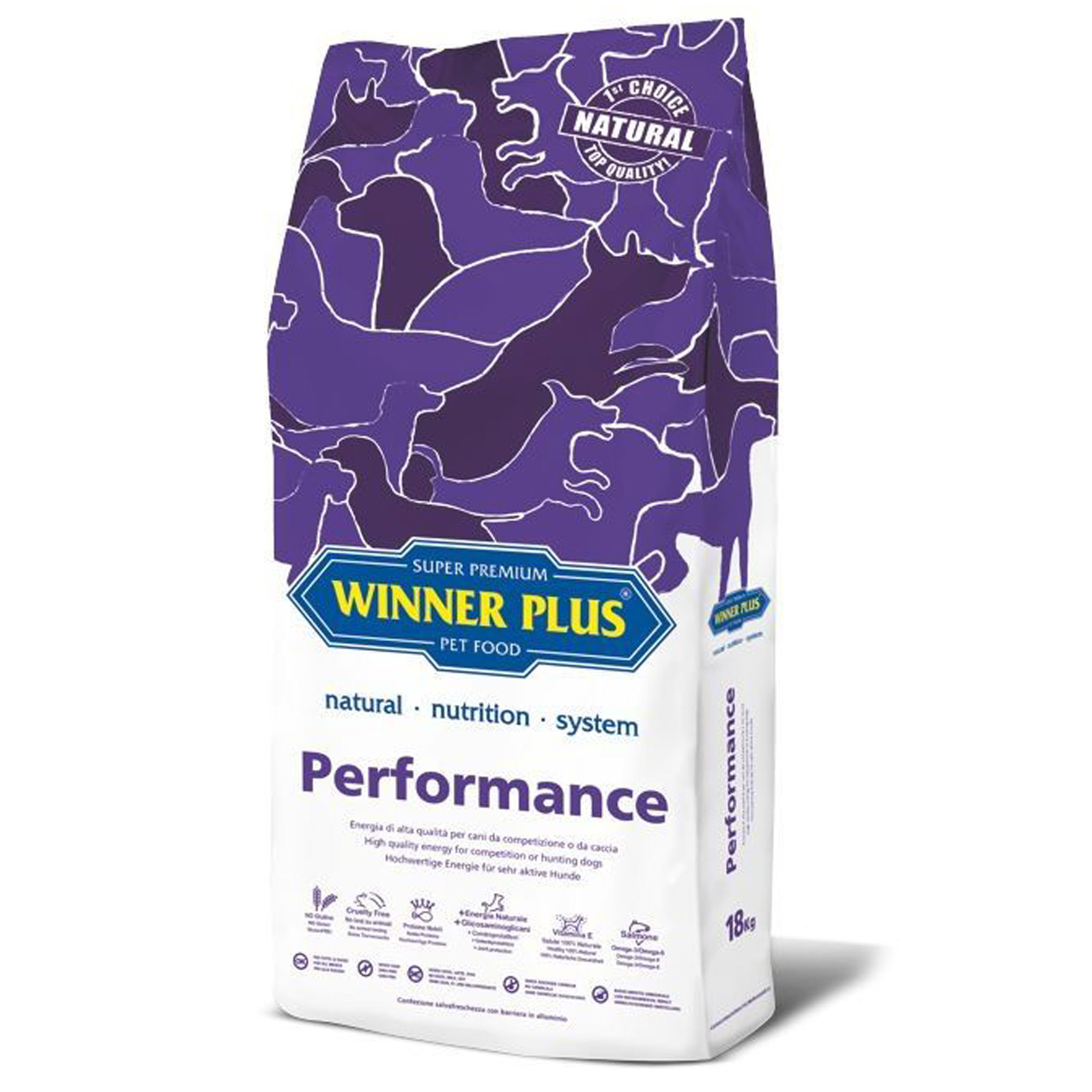Winner Plus Super Premium Performance kutyaeledel 18 kg