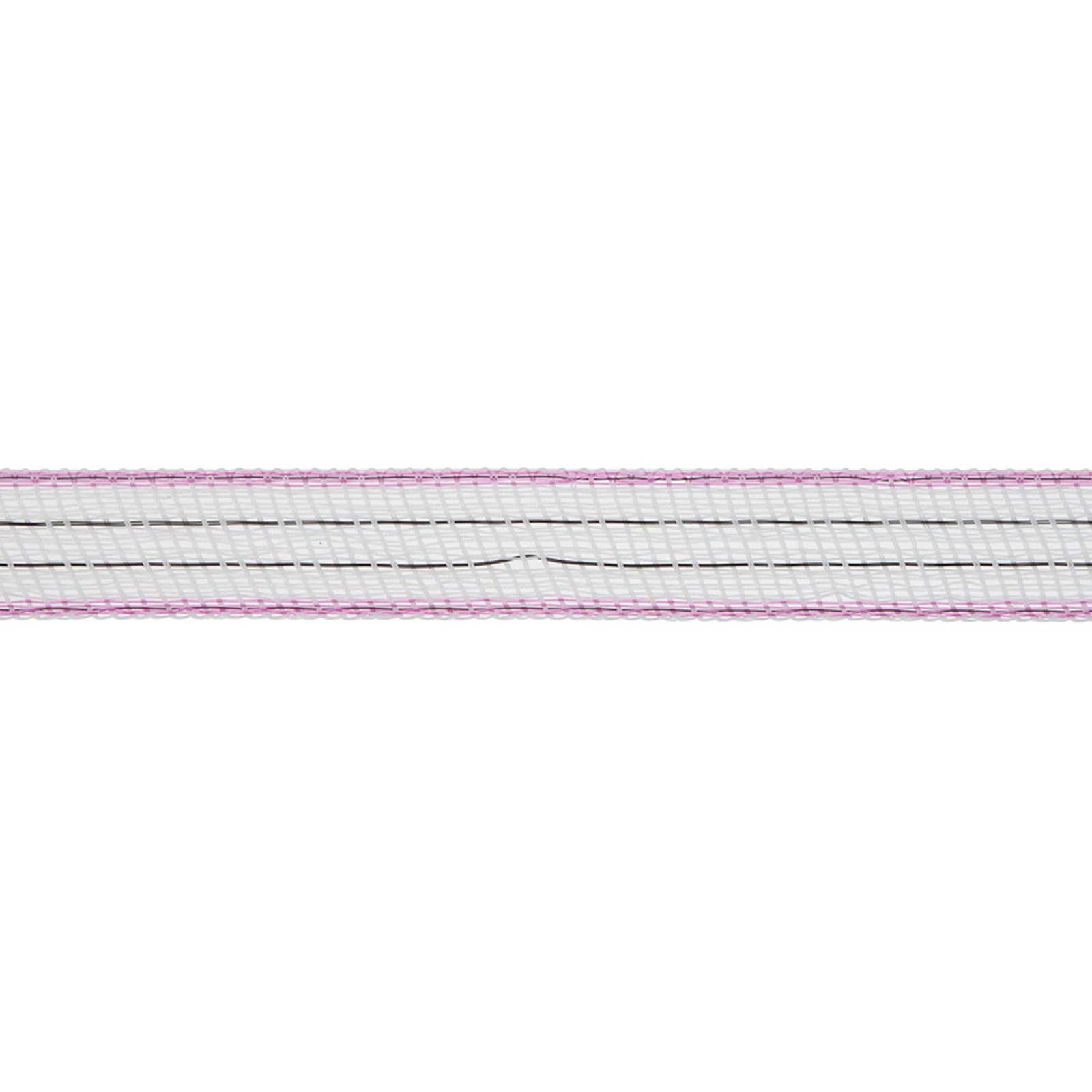 Ako villanypásztor szalag TopLine 200m, 20mm, 6x0.25 TriCOND, fehér-rózsaszín